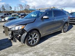 Salvage cars for sale at Spartanburg, SC auction: 2016 KIA Sorento SX