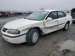 Salvage cars for sale at Eugene, OR auction: 2001 Chevrolet Impala