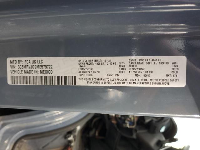 2021 Dodge RAM Promaster 3500 3500 High