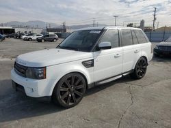 Land Rover salvage cars for sale: 2012 Land Rover Range Rover Sport HSE Luxury