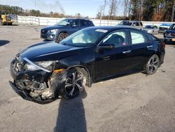 Salvage cars for sale from Copart Dunn, NC: 2017 Honda Civic Touring