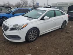 Salvage cars for sale from Copart Chicago Heights, IL: 2015 Hyundai Sonata Sport