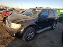 Vehiculos salvage en venta de Copart Brighton, CO: 2008 Ford Escape Limited