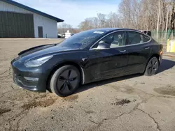 Salvage cars for sale at East Granby, CT auction: 2019 Tesla Model 3