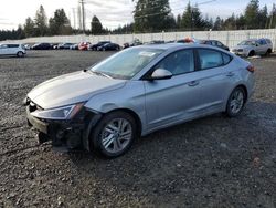 Salvage cars for sale from Copart Graham, WA: 2020 Hyundai Elantra SEL