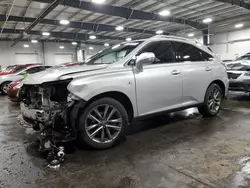 Salvage cars for sale from Copart Ham Lake, MN: 2015 Lexus RX 350 Base