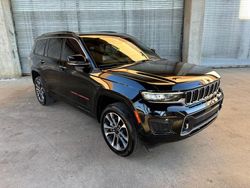 Jeep Vehiculos salvage en venta: 2022 Jeep Grand Cherokee L Overland