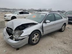 Salvage cars for sale at Kansas City, KS auction: 2000 Ford Taurus SE