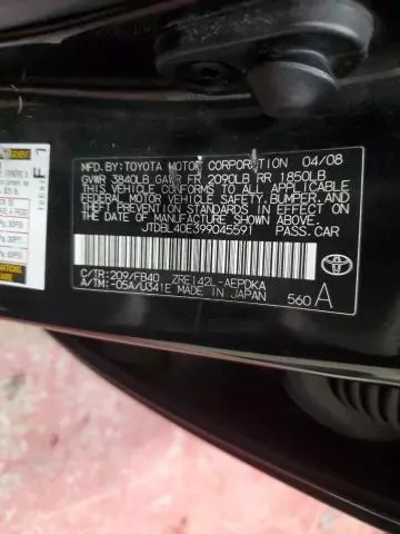 2009 Toyota Corolla Base