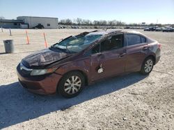 2012 Honda Civic LX en venta en New Braunfels, TX