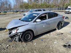 Salvage cars for sale at Waldorf, MD auction: 2019 Nissan Sentra S