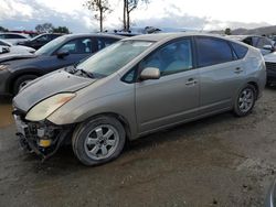 Salvage cars for sale at San Martin, CA auction: 2005 Toyota Prius