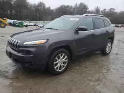 Salvage cars for sale at Mendon, MA auction: 2015 Jeep Cherokee Latitude