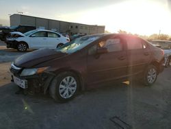 Honda salvage cars for sale: 2012 Honda Civic LX