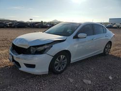 Salvage cars for sale from Copart Phoenix, AZ: 2014 Honda Accord LX