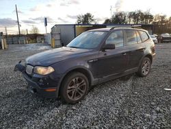 BMW x3 salvage cars for sale: 2007 BMW X3 3.0SI