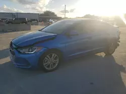 Salvage cars for sale at Orlando, FL auction: 2017 Hyundai Elantra SE