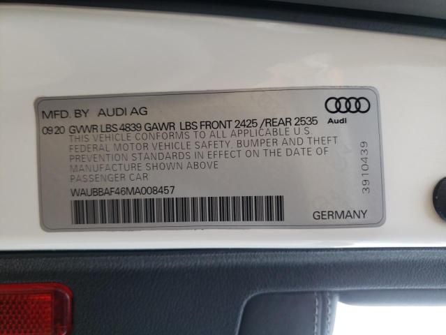 2021 Audi A4 Premium Plus 40