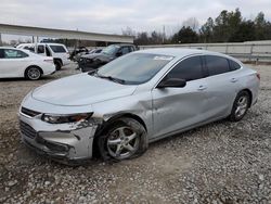 Salvage cars for sale at Memphis, TN auction: 2017 Chevrolet Malibu LS