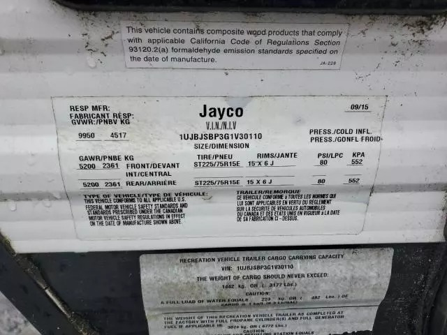 2016 Jayco Octane ZX