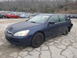 Salvage cars for sale at Hurricane, WV auction: 2007 Honda Accord LX