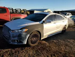 Salvage cars for sale at Brighton, CO auction: 2015 Ford Fusion Titanium