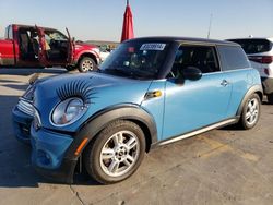 Salvage cars for sale from Copart Grand Prairie, TX: 2013 Mini Cooper