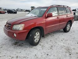 Toyota Highlander Limited Vehiculos salvage en venta: 2002 Toyota Highlander Limited