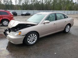 Salvage cars for sale at Harleyville, SC auction: 2007 Hyundai Azera SE