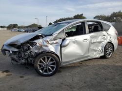 Salvage cars for sale at San Diego, CA auction: 2017 Toyota Prius V