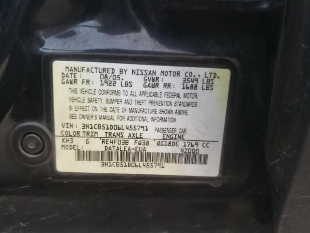 2006 Nissan Sentra 1.8