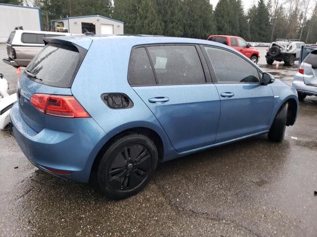 2015 Volkswagen E-GOLF SEL Premium