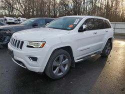 Salvage cars for sale at Glassboro, NJ auction: 2016 Jeep Grand Cherokee Overland