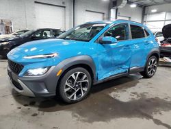 Salvage cars for sale at Ham Lake, MN auction: 2022 Hyundai Kona Limited