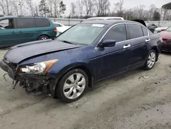 Salvage cars for sale at Spartanburg, SC auction: 2008 Honda Accord EX