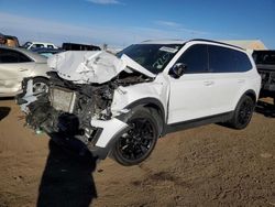 Salvage cars for sale at Brighton, CO auction: 2021 KIA Telluride SX