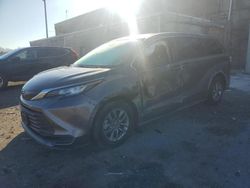 Salvage cars for sale at Fredericksburg, VA auction: 2021 Toyota Sienna LE