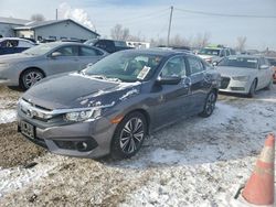 Salvage cars for sale at Pekin, IL auction: 2016 Honda Civic EX