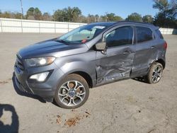 Salvage cars for sale at Shreveport, LA auction: 2020 Ford Ecosport SES