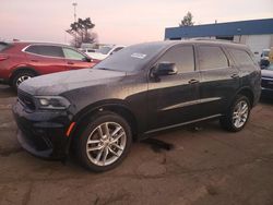 Salvage cars for sale at Woodhaven, MI auction: 2022 Dodge Durango GT