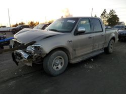 Vehiculos salvage en venta de Copart Denver, CO: 2002 Ford F150 Supercrew