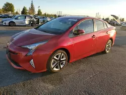 Toyota Prius salvage cars for sale: 2017 Toyota Prius