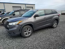 Salvage cars for sale at Earlington, KY auction: 2015 Toyota Highlander XLE