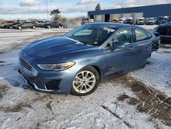 Ford Fusion sel salvage cars for sale: 2019 Ford Fusion SEL