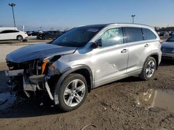 Salvage cars for sale at Indianapolis, IN auction: 2015 Toyota Highlander Limited