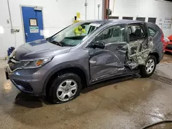 Honda salvage cars for sale: 2016 Honda CR-V LX