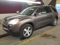 Salvage cars for sale at Dyer, IN auction: 2010 GMC Acadia SLT-1