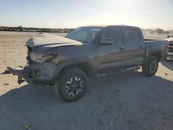 Salvage cars for sale at San Antonio, TX auction: 2019 Toyota Tacoma Double Cab