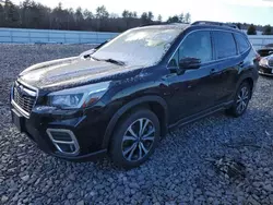 Salvage cars for sale at Windham, ME auction: 2020 Subaru Forester Limited