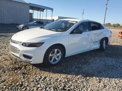 Salvage cars for sale at Tifton, GA auction: 2018 Chevrolet Malibu LS